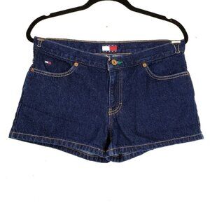 Tommy Hilfiger Womens Dark Wash Denim Jean Shorts Size 11